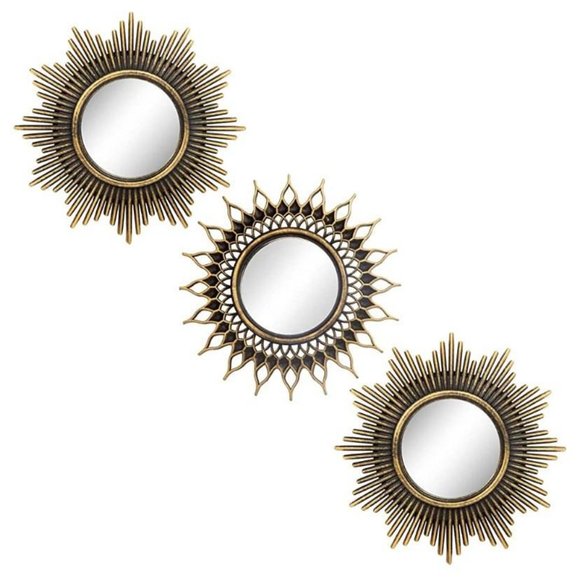 Decorative Mirrors Set Of 3 - Picture 1 of 3